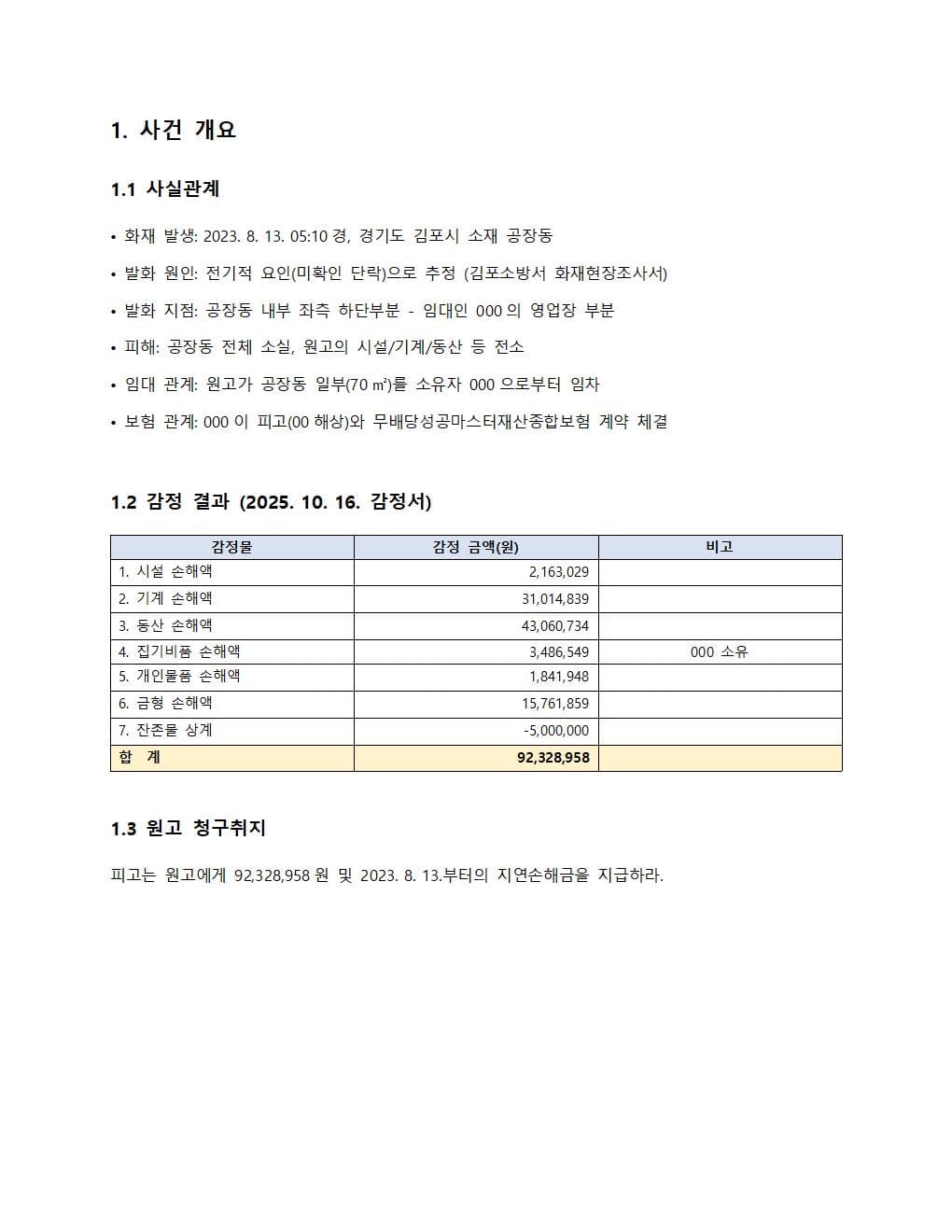 쟁점 분석 페이지